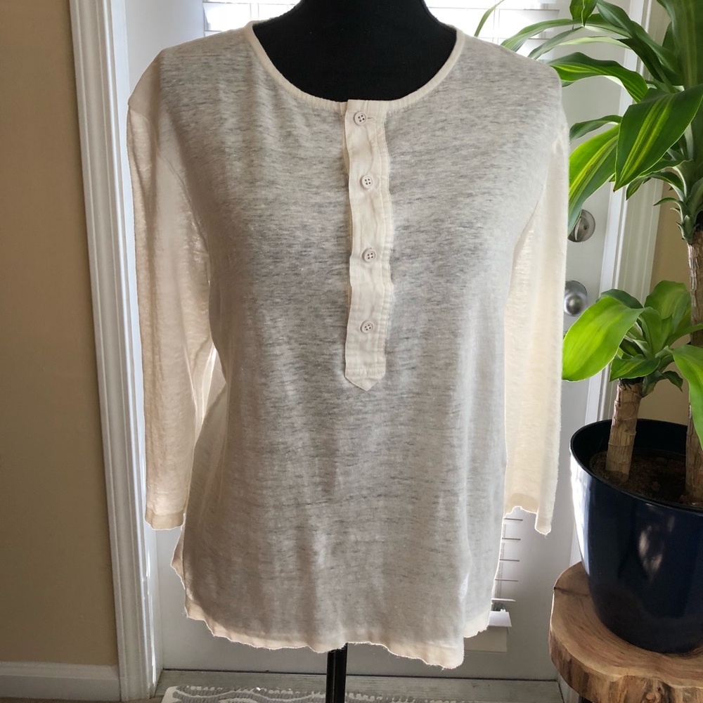 All saints linen shirt